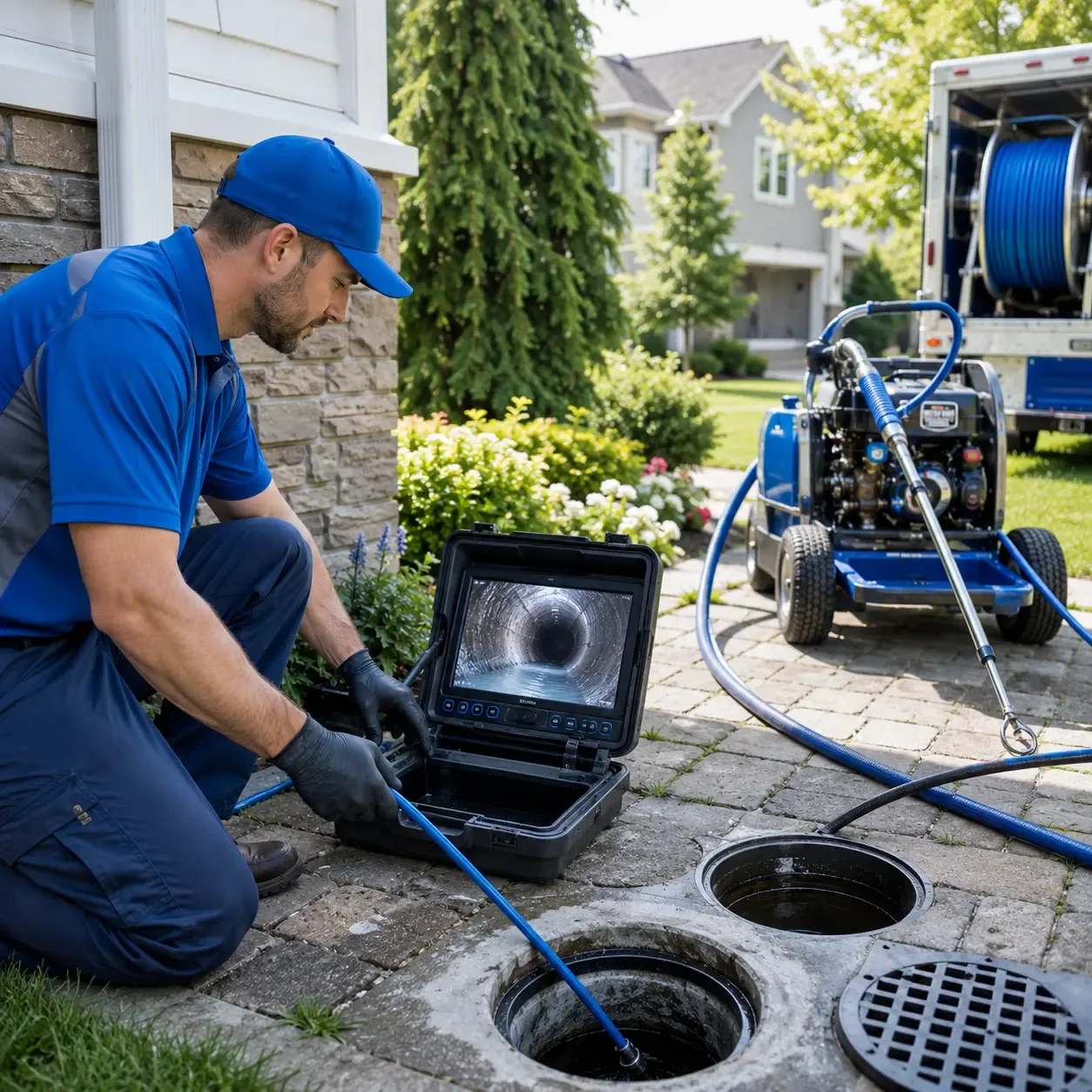 Outdoor drain cleaning professionals serving Alton, MO