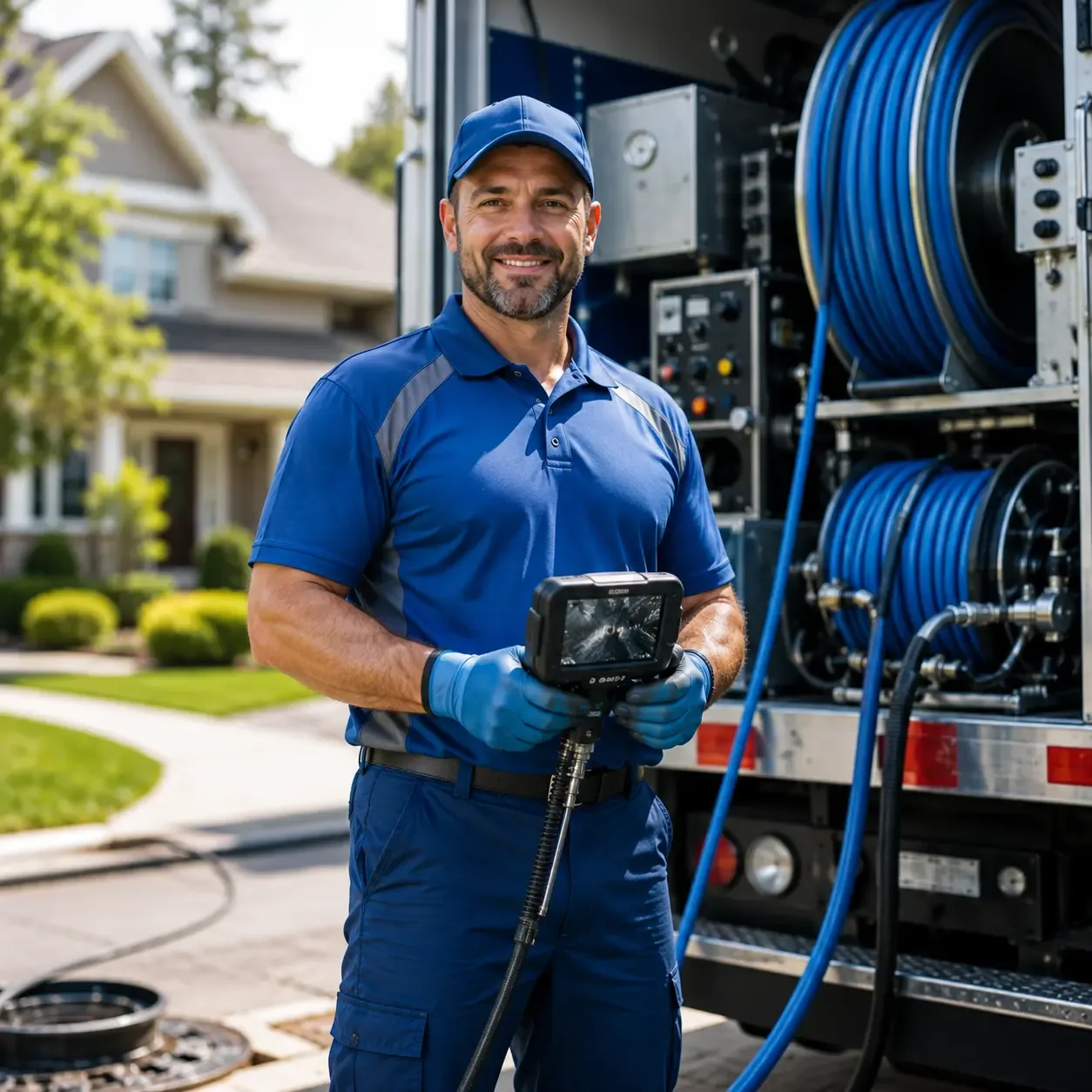 Local outdoor drain cleaning specialists in Alton, MO